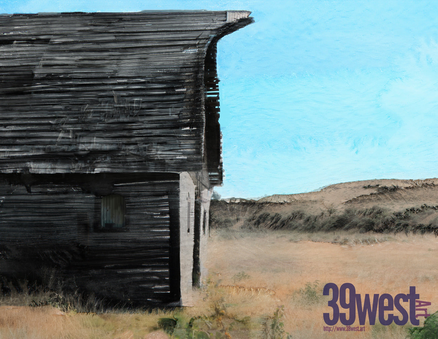 Falling Down Prairie Barn