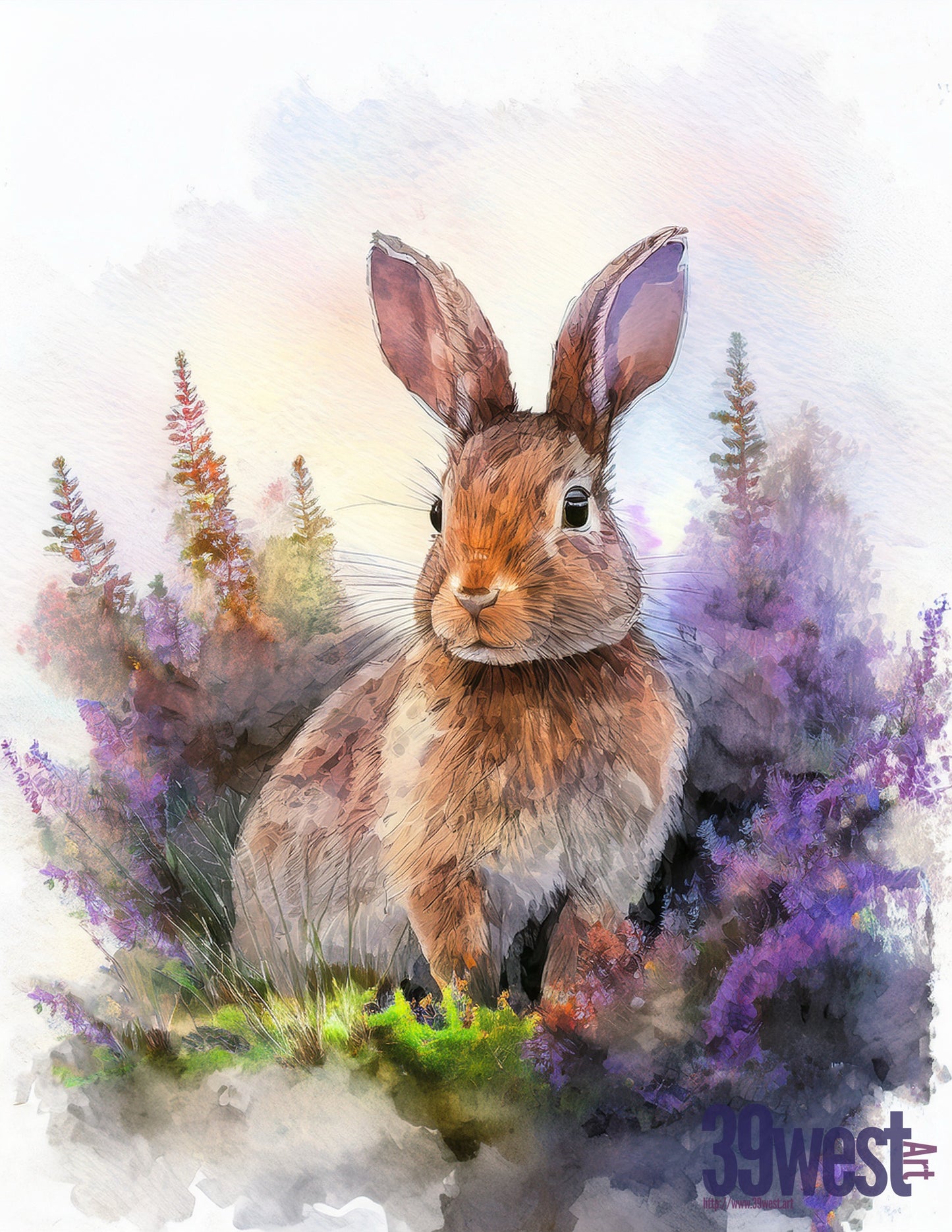 Bunny in the Heather 1