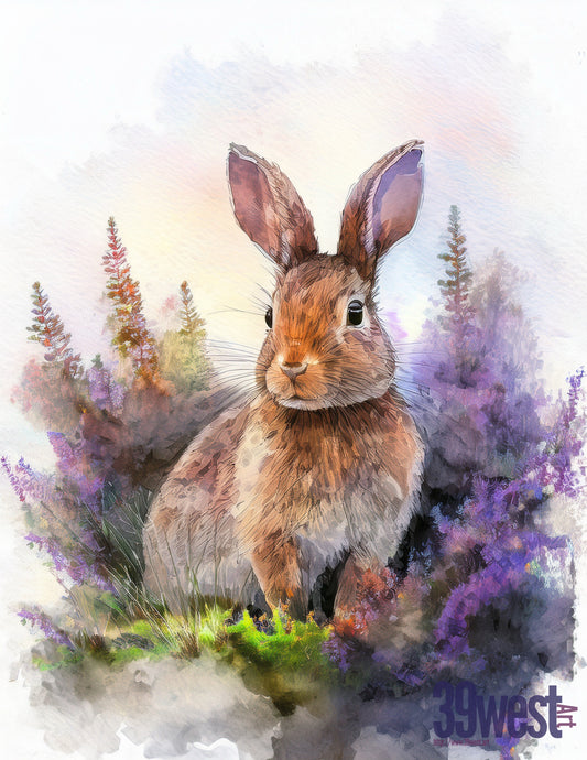 Bunny in the Heather 1