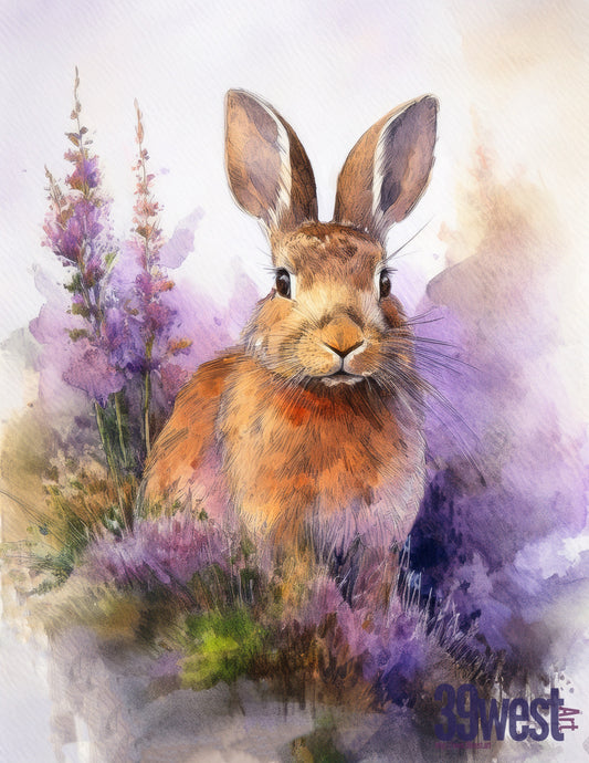 Bunny in the Heather 2