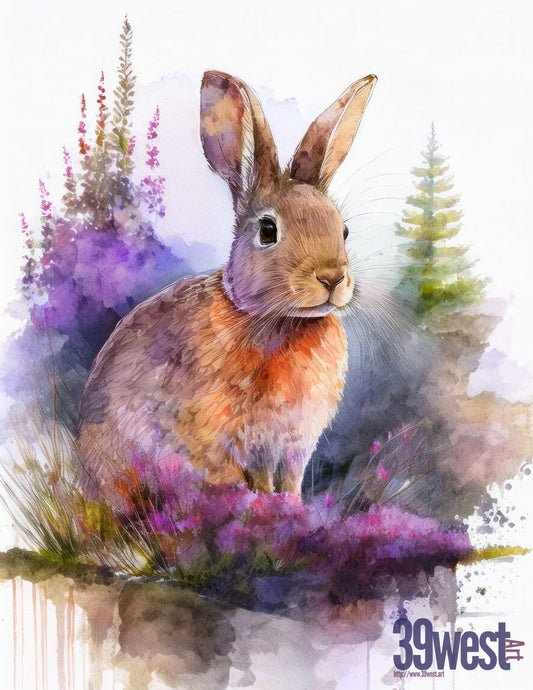 Bunny in the Heather 3