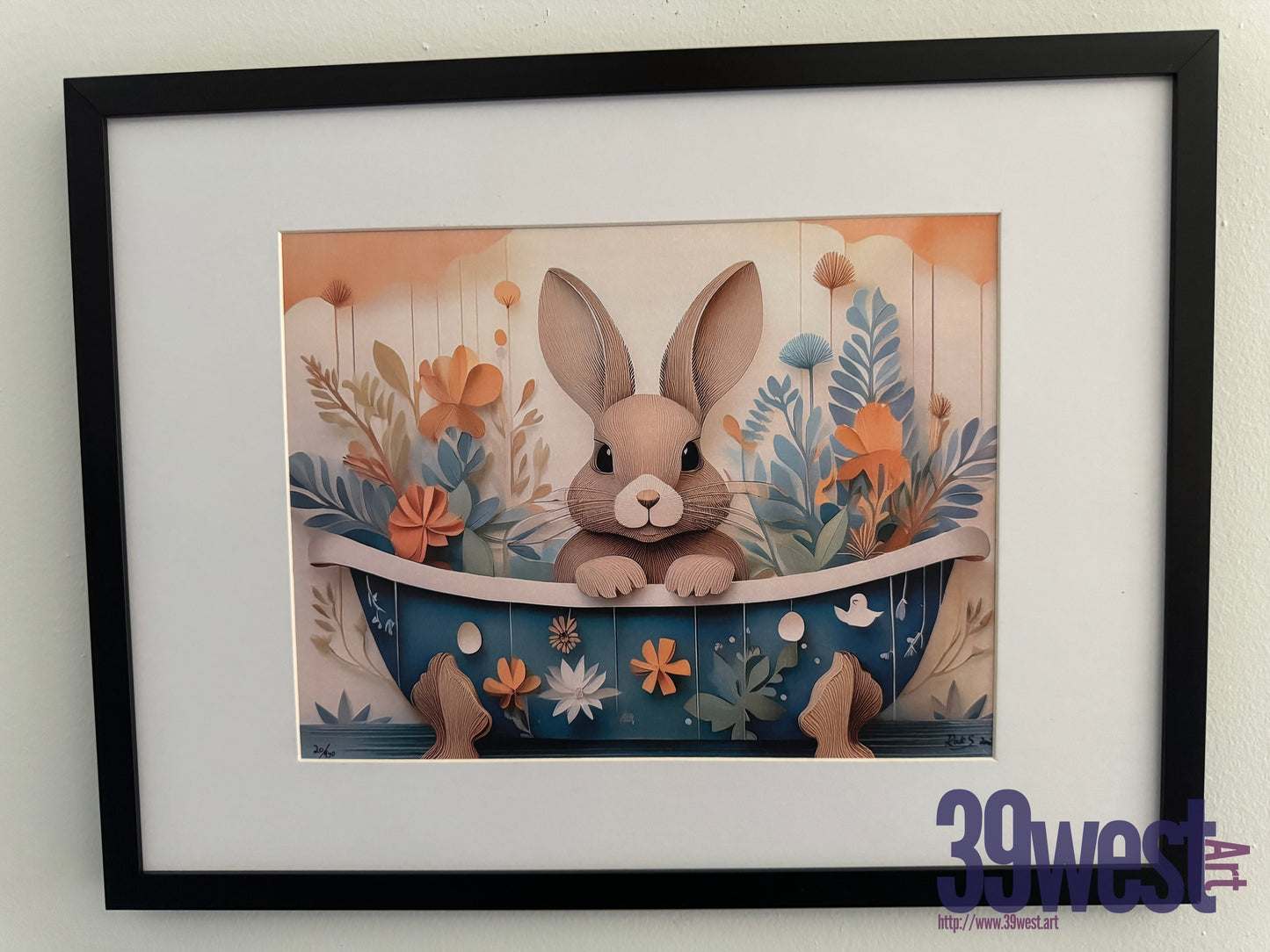 Bunny in a Bathtub